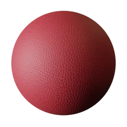 BULL LEATHER Berry Red