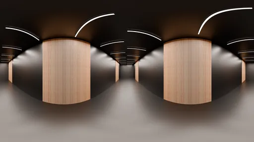 Modern Architectural Corridor 360° HDRI