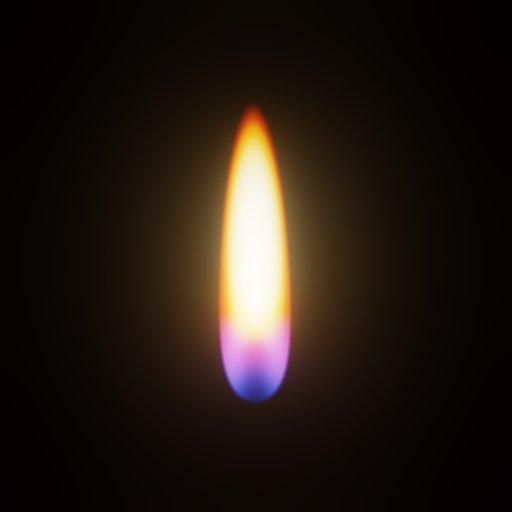 Animated Procedural Candle Flame FREE Miscellaneous models BlenderKit