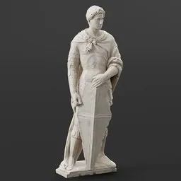 statue of Classic Saint george