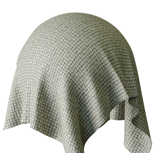 Plain Green Jacquard
