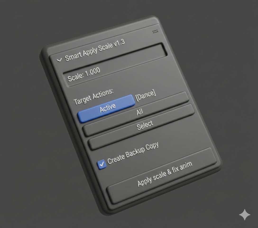 Smart Apply Scale: Rig & Animation Fixer | FREE Animation add-ons ...
