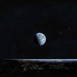 Realistic Blue Planet Atmosphere