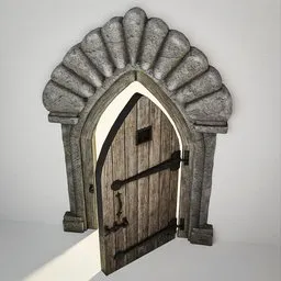 Medieval Gothic Door 26