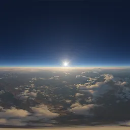 High Sky Atmosphere Landscape