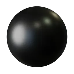 Matte black plastic
