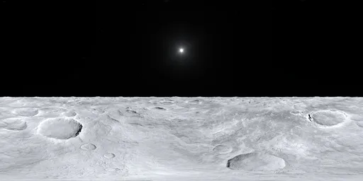 Moon Planet Space Sunny
