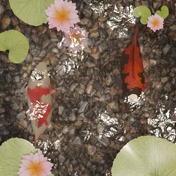 Yin Yang Koi Pond Animated