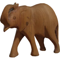 Carved Wooden Elephant