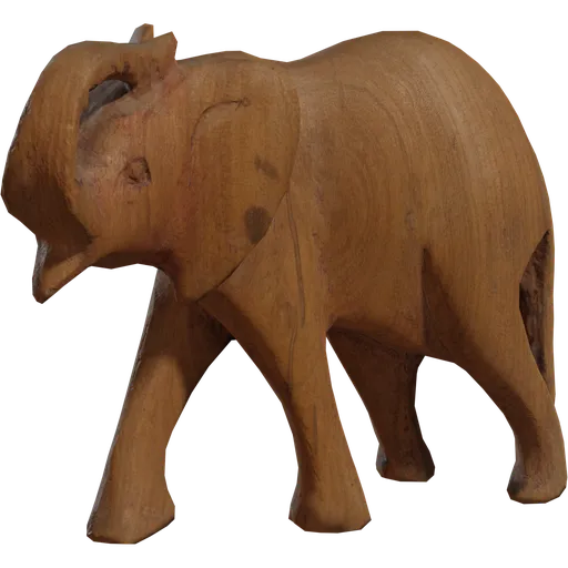 Carved Wooden Elephant