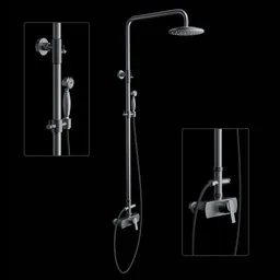 Modern Wall-Mounted Shower Set