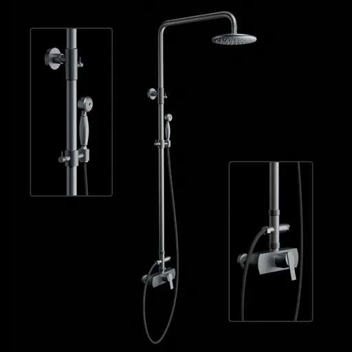 Modern Wall-Mounted Shower Set
