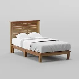 Wooden bed SS