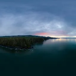 Sunrise Cloudy Ocean Coast