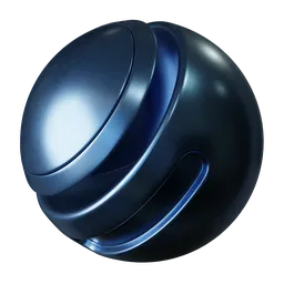 Blue scratched steel