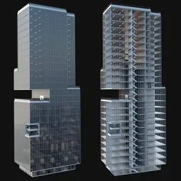 Building Tower Skyscraper Modern XVIII