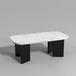 Marble dining table