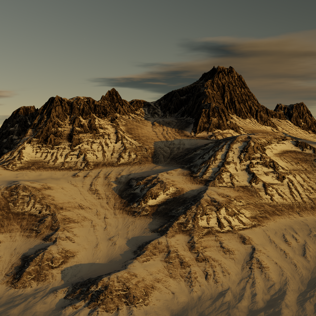 Background Mountain Landscape | Terrains Models | BlenderKit