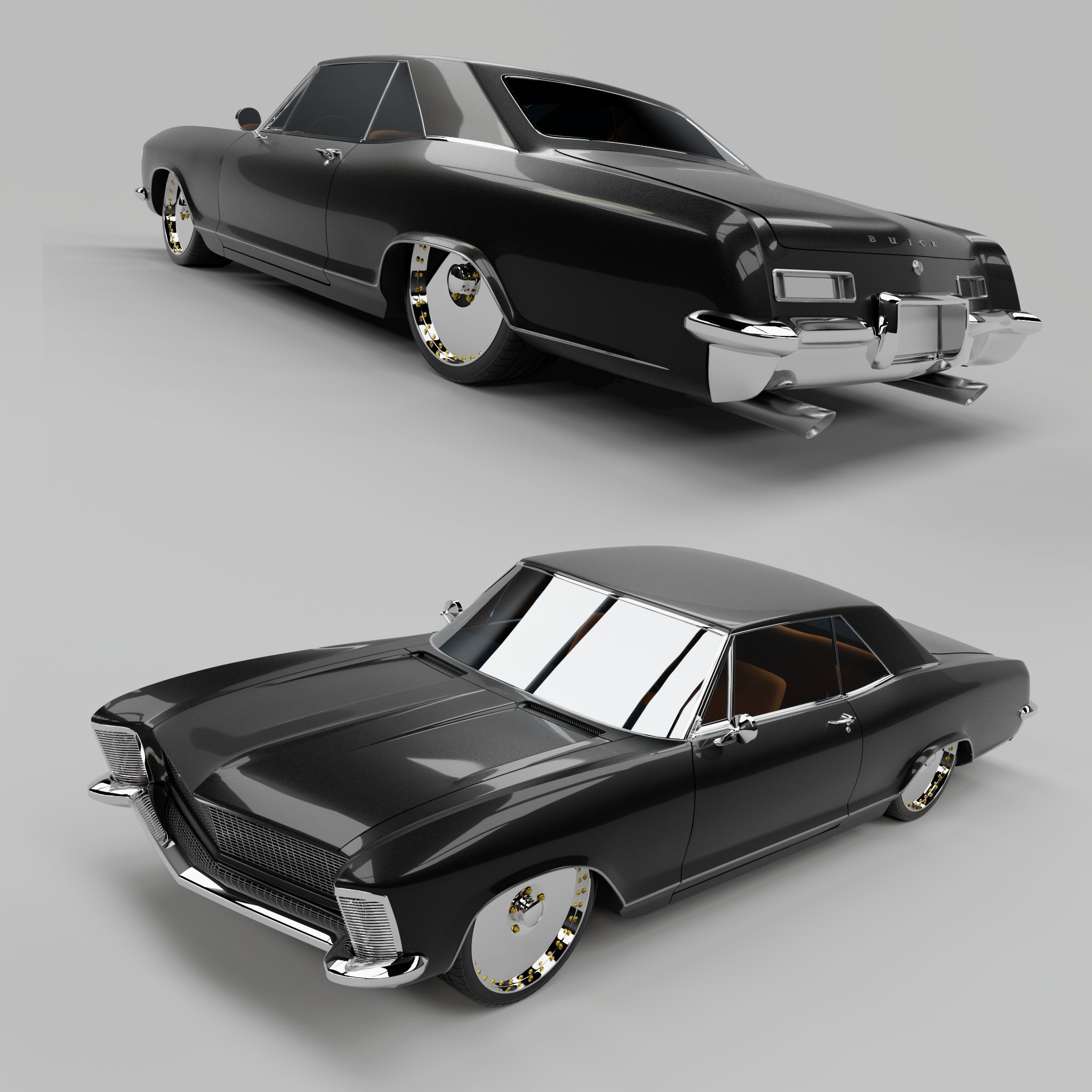 Buick Riviera | Historical Cars models | Blendkit