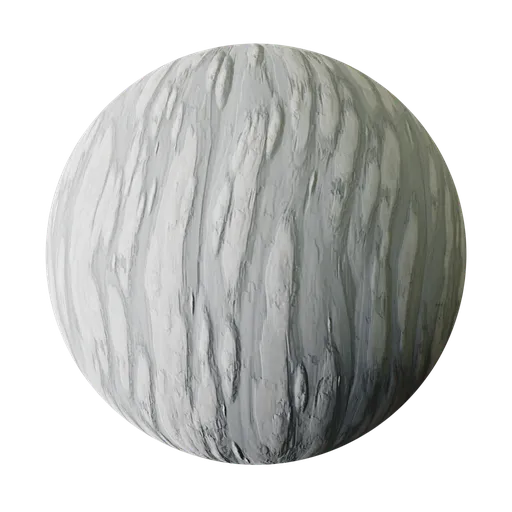 White Stylized Sculpted Plaster