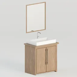 Simple Bathroom Cabinet