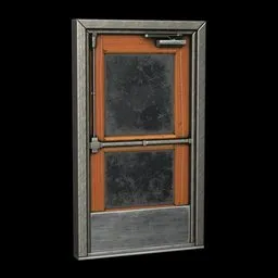 Door Metal Brown