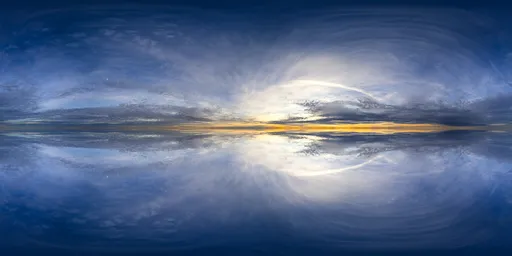 Infinite Real Sky - Cloudy Sunset