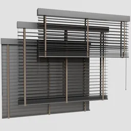 GD Blinds Curtain Set