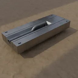 Sci-Fi Industrial Conduit Panel