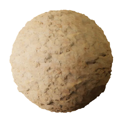 High-detail 2K PBR clay soil texture suitable for realistic 3D rendering in Blender and other software.
