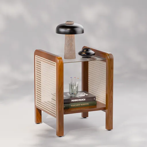Side Table Rattan