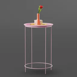 Pink Table