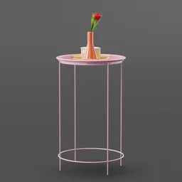 Pink Table