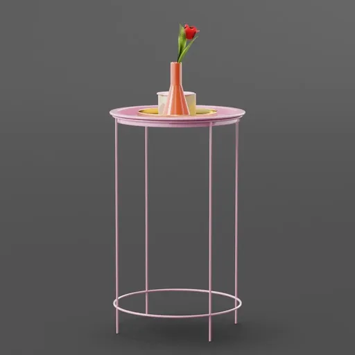 Pink Table