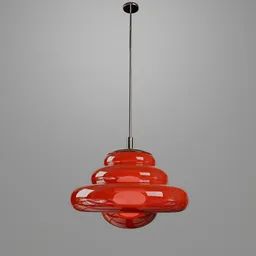 Bomia Pendant Lamp Red