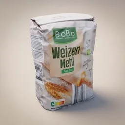 Flour Pack (Food deco) - photoscan