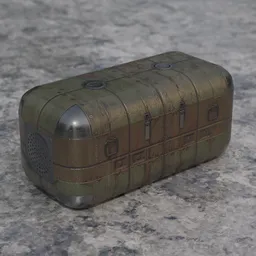 Rounded Sci-Fi Crate