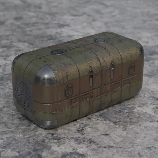 Rounded Sci-Fi Crate