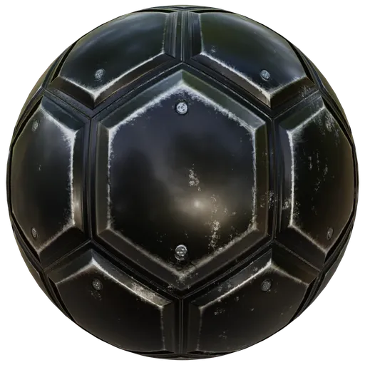 Sci-Fi Hexagonal Metal Plating