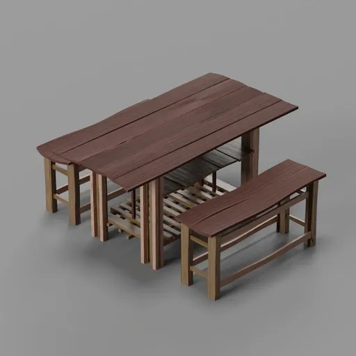 Medieval Tavern Table Set