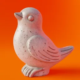 Bird Concrete Statue