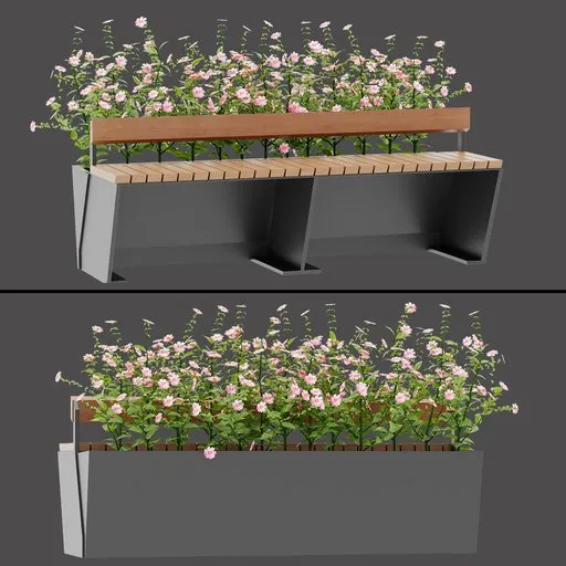 Flower Bench Planter