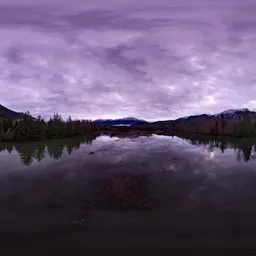 Aerial Landscape Cloudy Sunrise