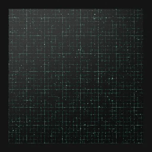 Procedural Sci-Fi Green Floor