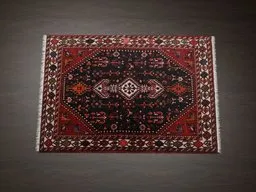 Detailed Persian carpet 3D model, optimized for Blender, ideal for architectural visualization.