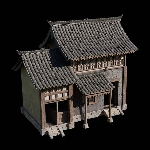 Chinese building store wood