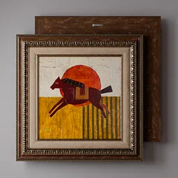 Picture Frame Horse Jump