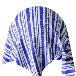 Striped Glitter Star PBR