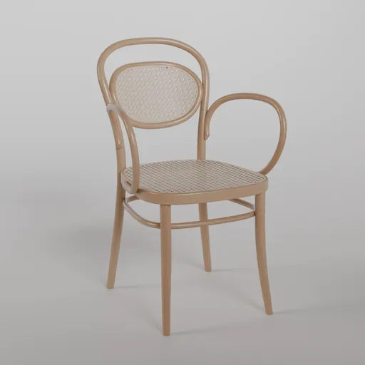 20 Armchair B0 - natural varnish