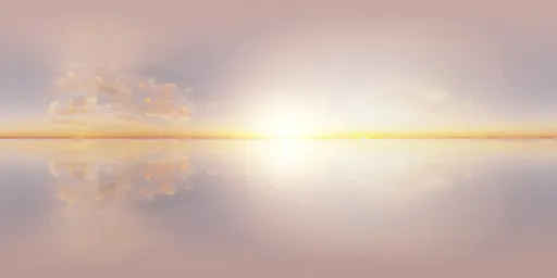Peach Glow Sunrise HDRI
